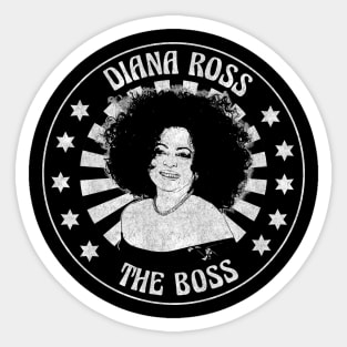 Vintage Diana Ross The Boss 1979 Sticker